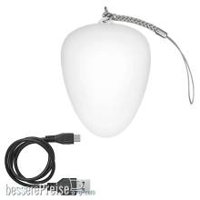 WeDo 205265400 - Taschenlicht oval inkl. USB Ladekabel weiß