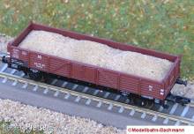 Modellbahn-Bachmann 2070203 - Sand für Jago, Karsei, Heris un Schirmer, für den 2-achs. off. Güterwagen Ommru Linz (Art.-Nr. 80025 u.ä.) Größe: 70 x 21 mm