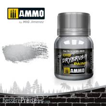 AMMO by MIG Jimenez A.MIG-0622 - DRYBRUSH Gun Metal