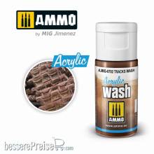 AMMO by MIG Jimenez A.MIG-0702 - ACRYLIC WASH Tracks Wash