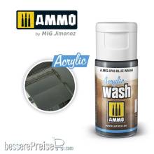 AMMO by MIG Jimenez A.MIG-0706 - ACRYLIC WASH Blue Wash
