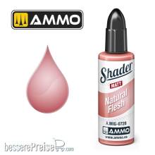 AMMO by MIG Jimenez A,MIG-0728 - MATT SHADER Natural Flesh