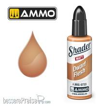 AMMO by MIG Jimenez A,MIG-0733 - MATT SHADER Dwarf Flesh