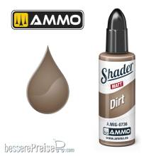 AMMO by MIG Jimenez A,MIG-0736 - MATT SHADER Dirt