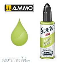 AMMO by MIG Jimenez A,MIG-0743 - MATT SHADER Light Green
