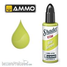 AMMO by MIG Jimenez A,MIG-0745 - MATT SHADER Bile Green