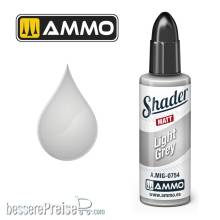 AMMO by MIG Jimenez A,MIG-0754 - MATT SHADER Light Grey