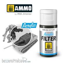 AMMO by MIG Jimenez A.MIG-0802 - ACRYLIC FILTER Night Black