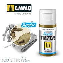 AMMO by MIG Jimenez A.MIG-0812 - ACRYLIC FILTER Khaki Green