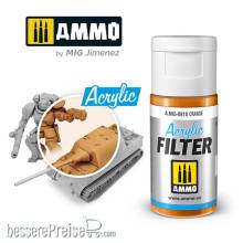 AMMO by MIG Jimenez A.MIG-0818 - ACRYLIC FILTER Orange