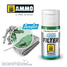 AMMO by MIG Jimenez A.MIG-0826 - ACRYLIC FILTER Phthalo Green