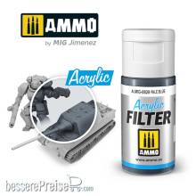 AMMO by MIG Jimenez A.MIG-0829 - ACRYLIC FILTER Pale Blue