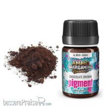 AMMO by MIG Jimenez A,MIG-3060 - Pigment Chocolate Brown