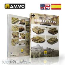 AMMO by MIG Jimenez A,MIG-6303 - How to Paint Mid WWII German Tanks (FEB 1943 - SEP 1944) (English, Spanish)