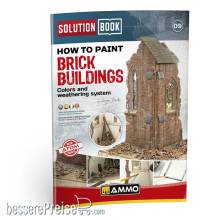 AMMO by MIG Jimenez A,MIG-6510 - SOLUTION BOOK 09 - How to Paint Brick Buildings (English, Castellano, Francais, Deutsch)