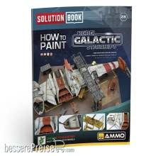 AMMO by MIG Jimenez A,MIG-6533 - SOLUTION BOOK 28 - How to Paint Rebel Galactic Starships (English, Castellano, Francais, Deutsch)
