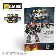 AMMO by MIG Jimenez A.MIG-6922 - AMMO WARGAMING UNIVERSE Book 03 - Weathering Combat Armour (English, Castellano, Polski)