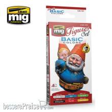 AMMO by MIG Jimenez A.MIG-7027 - Basic Colors Figures Set