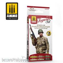 AMMO by MIG Jimenez A.MIG-7039 - WWII US Paratroopers Figures Set
