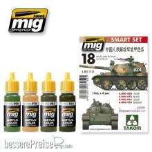 AMMO by MIG Jimenez A.MIG-7152 - PLA (Chinese Peoples Liberation Army) Colors