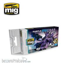 AMMO by MIG Jimenez A.MIG-7157 - Purple Mechas Color Set
