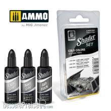 AMMO by MIG Jimenez A.MIG-7327 - SHADER Set Cold Colors