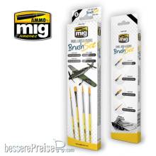 AMMO by MIG Jimenez A.MIG-7605 - Panel Lines and Fading Brush Set