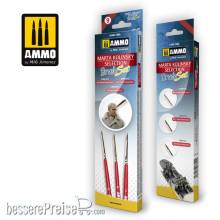 AMMO by MIG Jimenez A.MIG-7609 - Marta Kolinsky Selection Brush Set