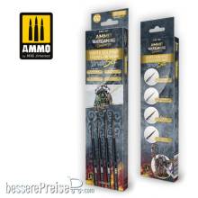 AMMO by MIG Jimenez A.MIG-7621 - AMMO WARGAMING UNIVERSE - Marta Kolinsky Figures Premium Brush Set