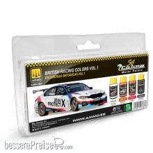 AMMO by MIG Jimenez A,MIG-7867 - Cobra Motor British Racing Colors Vol,1 Set