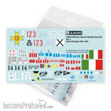 AMMO by MIG Jimenez A,MIG-8196 - Axis Tanks & VehiclesÂDecal Set Vol,Â4 - ItalyÂ& Romania 1941-1944
