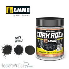 AMMO by MIG Jimenez A.MIG-8435 - CREATE CORK Volcanic Rock Mix (Jar 100mL)