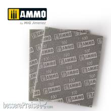 AMMO by MIG Jimenez A.MIG-8555 - Sanding Sponge Sheet (100) - 2 pcs.