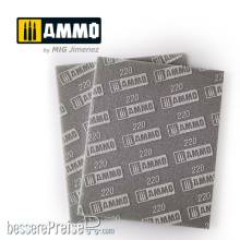 AMMO by MIG Jimenez A.MIG-8557 - Sanding Sponge Sheet (220) - 2 pcs.