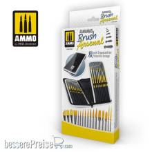 AMMO by MIG Jimenez A.MIG-8580 - AMMO Brush Arsenal - Brush Organization & Protective Storage