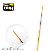 AMMO by MIG Jimenez A.MIG-8590 - 3/0 Synthetic Liner Brush