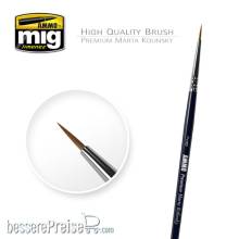 AMMO by MIG Jimenez A.MIG-8601 - 2/0 Premium Marta Kolinsky Round Brush