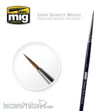 AMMO by MIG Jimenez A.MIG-8602 - 1 Premium Marta Kolinsky Round Brush