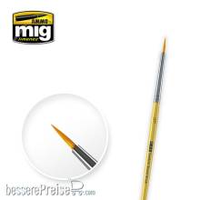 AMMO by MIG Jimenez A.MIG-8611 - 3/0 Synthetic Roound Brush