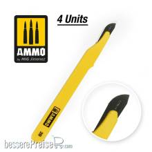 AMMO by MIG Jimenez A.MIG-8695 - Standard Blade Curved Large - 4 pcs