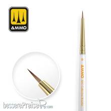 AMMO by MIG Jimenez A,MIG-8718 - AMMO MIG Collection Brushes Conical Ø0