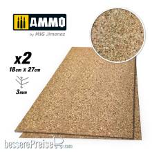 AMMO by MIG Jimenez A.MIG-8840 - CREATE CORK Medium Grain (3mm) - 2 pcs.