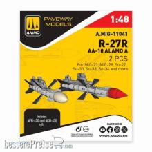 AMMO by MIG Jimenez A,MIG-11041 - 1:48 R-27R - AA-10 Alamo A (2 pcs)