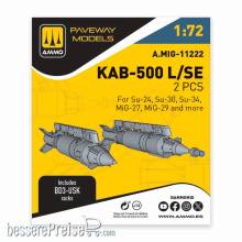 AMMO by MIG Jimenez A,MIG-11222 - 1:72 KAB-500 L/SE (2 pcs)