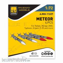 AMMO by MIG Jimenez A,MIG-11227 - 1:72 Meteor (4 pcs)