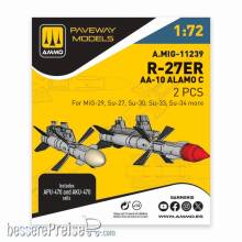 AMMO by MIG Jimenez A,MIG-11239 - 1:72 R-27ER - AA-10 Alamo C (2 pcs)