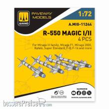 AMMO by MIG Jimenez A,MIG-11244 - 1:72 R-550 Magic I/II (4 pcs)