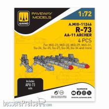 AMMO by MIG Jimenez A,MIG-11246 - 1:72 R-73 - AA-11 Archer (4 pcs)