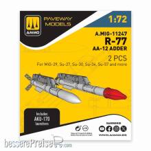 AMMO by MIG Jimenez A,MIG-11247 - 1:72 R-77 - AA-12 Adder (2 pcs)