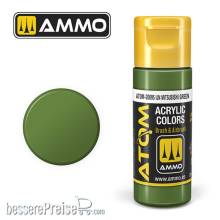 AMMO by MIG Jimenez ATOM-20095 - ATOM COLOR IJN Mitsubishi Green